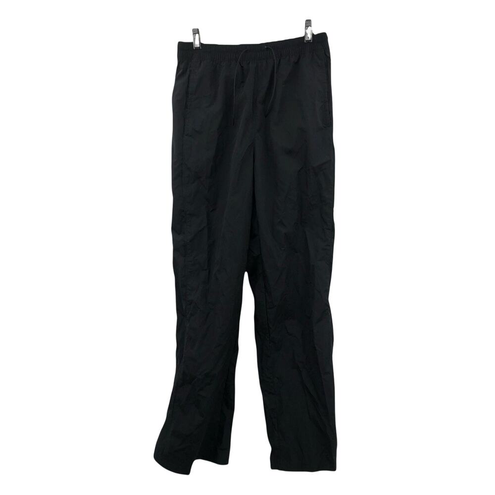 Nike Women's Windrunner High-Waisted Woven Open-Hem Pants Black Size Small